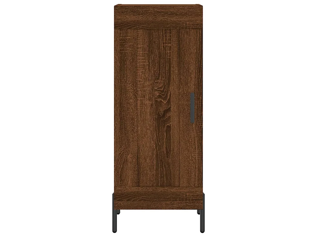 Buffet Chêne marron 34,5x34x90 cm Bois d'ingénierie