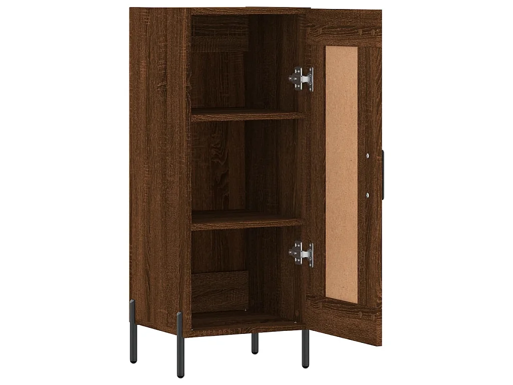 Buffet Chêne marron 34,5x34x90 cm Bois d'ingénierie