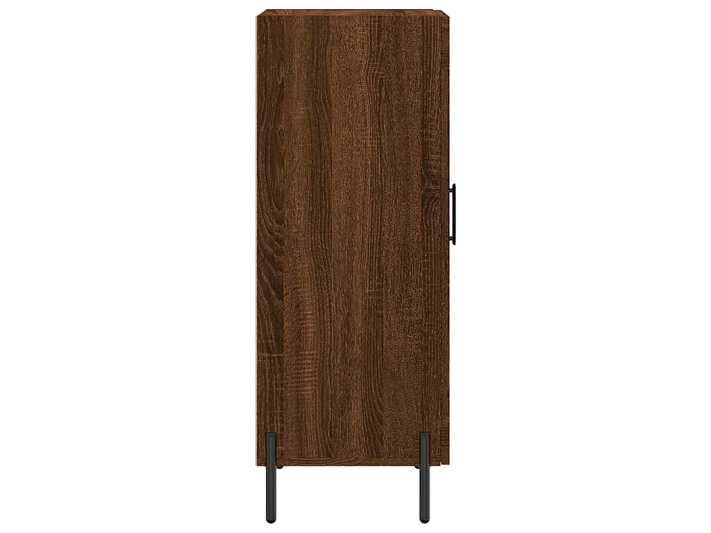 Buffet Chêne marron 34,5x34x90 cm Bois d'ingénierie