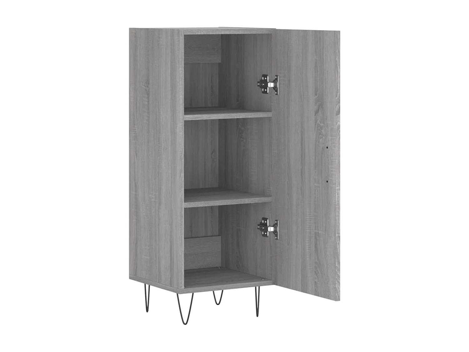 Buffet Sonoma gris 34,5x34x90 cm Bois d'ingénierie