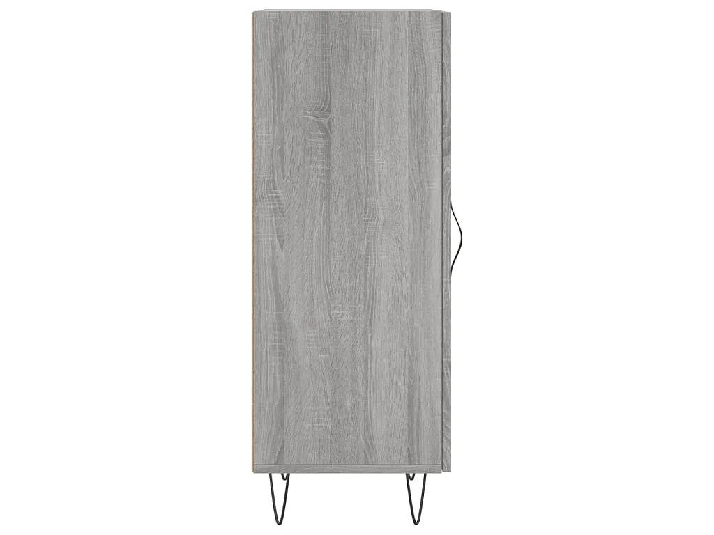 Credenza Grigio Sonoma 34,5x34x90 cm in Legno Multistrato