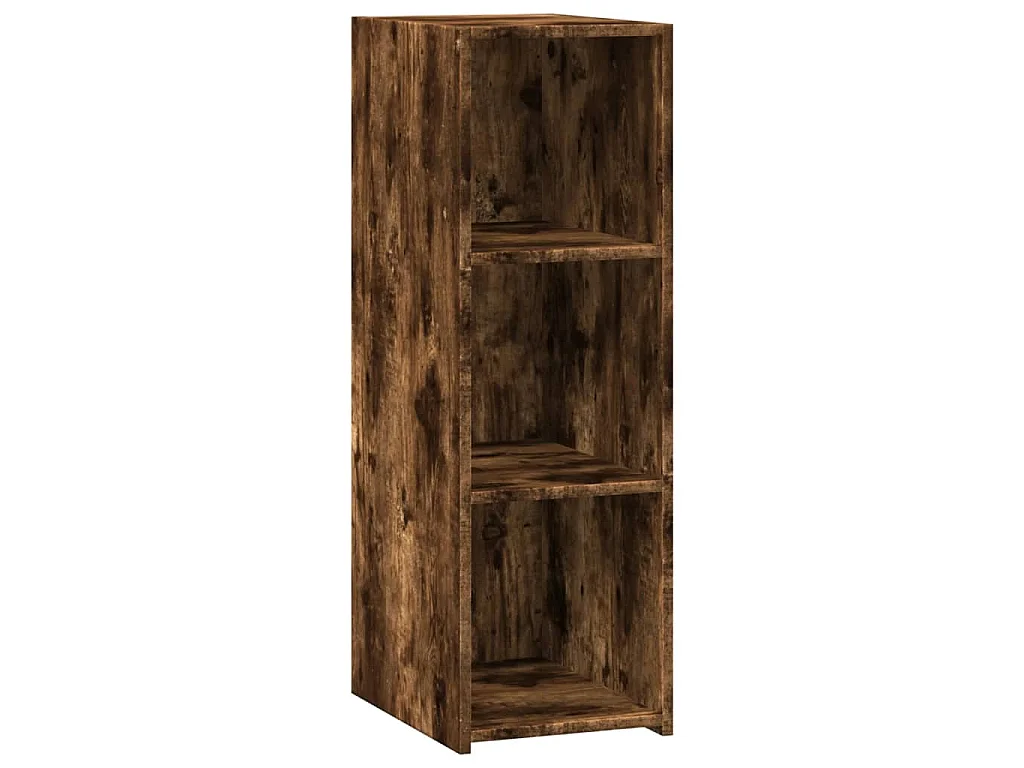 Buffet chêne fumé 30x41x93 cm bois d'ingénierie
