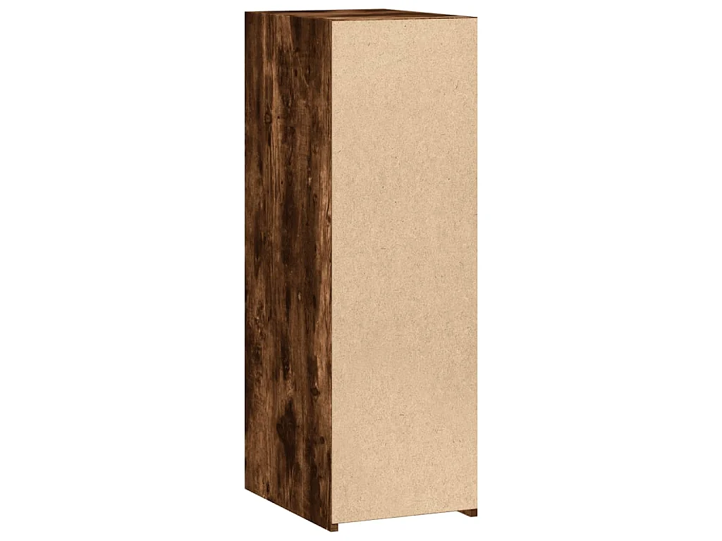 Buffet chêne fumé 30x41x93 cm bois d'ingénierie