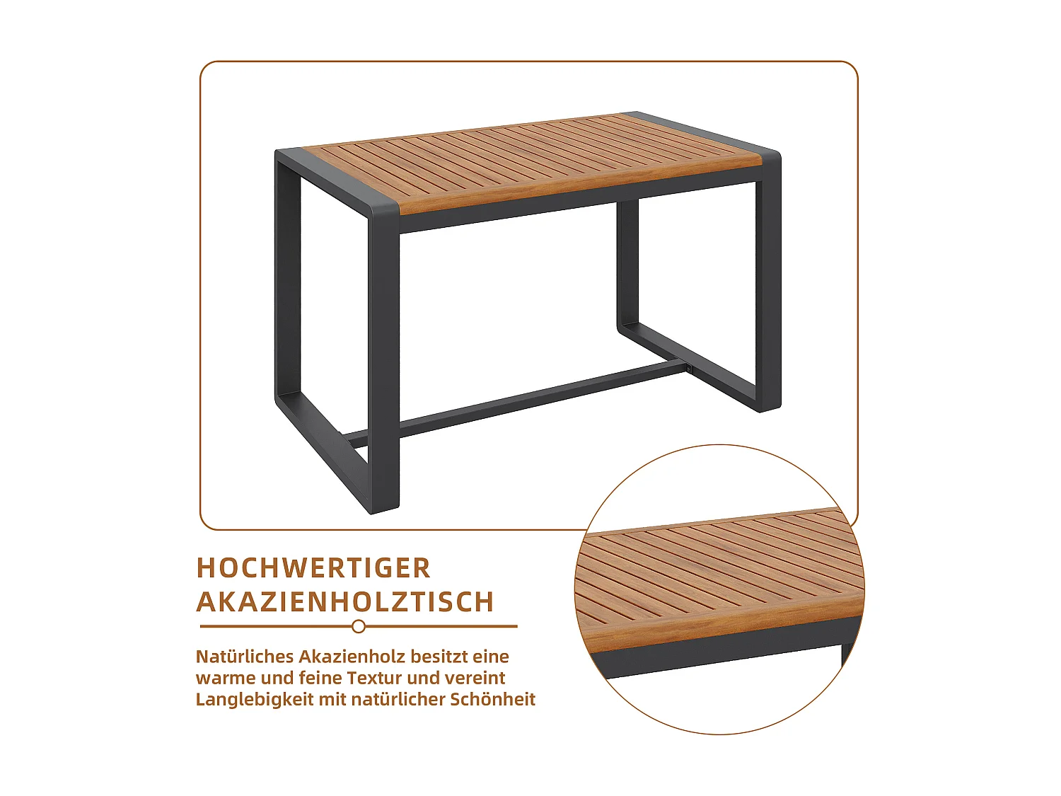 Conjunto de muebles de jardín de 8 plazas - con 3 sofás + 2 sillones + 1 mesa - cojines de asiento y respaldo incluidos - metal - beige