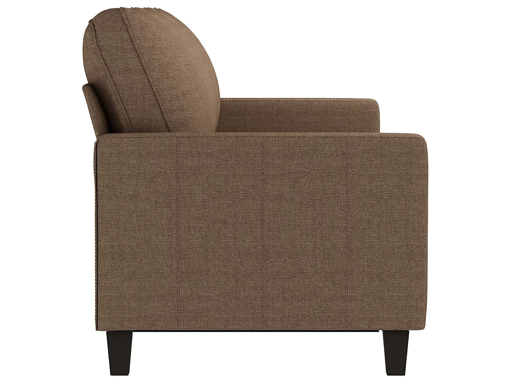 Canapé à 3 places Marron 180 cm Tissu