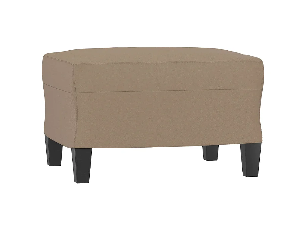 Ensemble de canapés 4 pcs avec coussins Cappuccino Similicuir