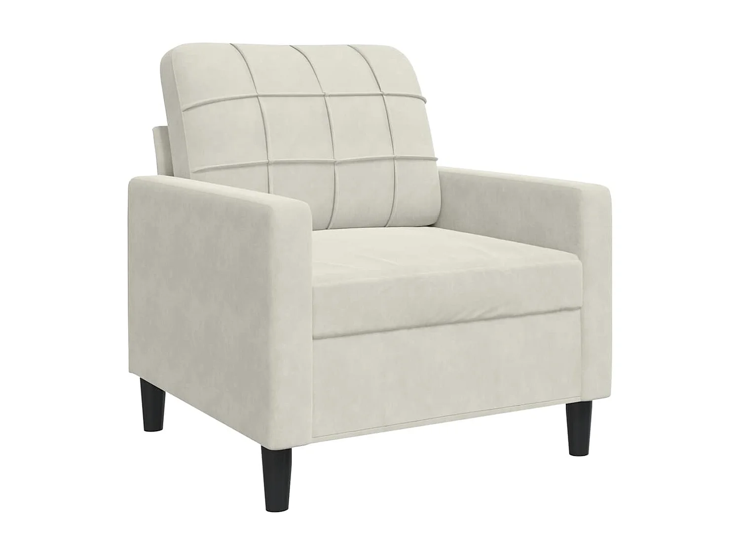 Ensemble de canapés 4 pcs avec coussins et traversins velours