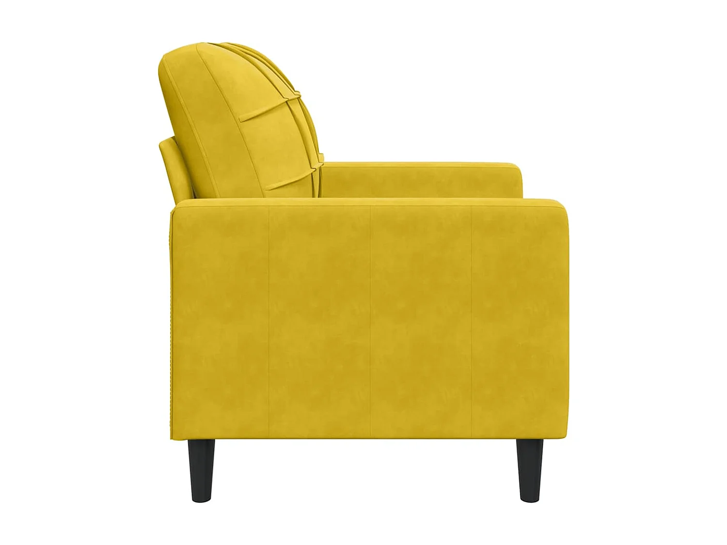 Sessel Gelb 60 cm Samt