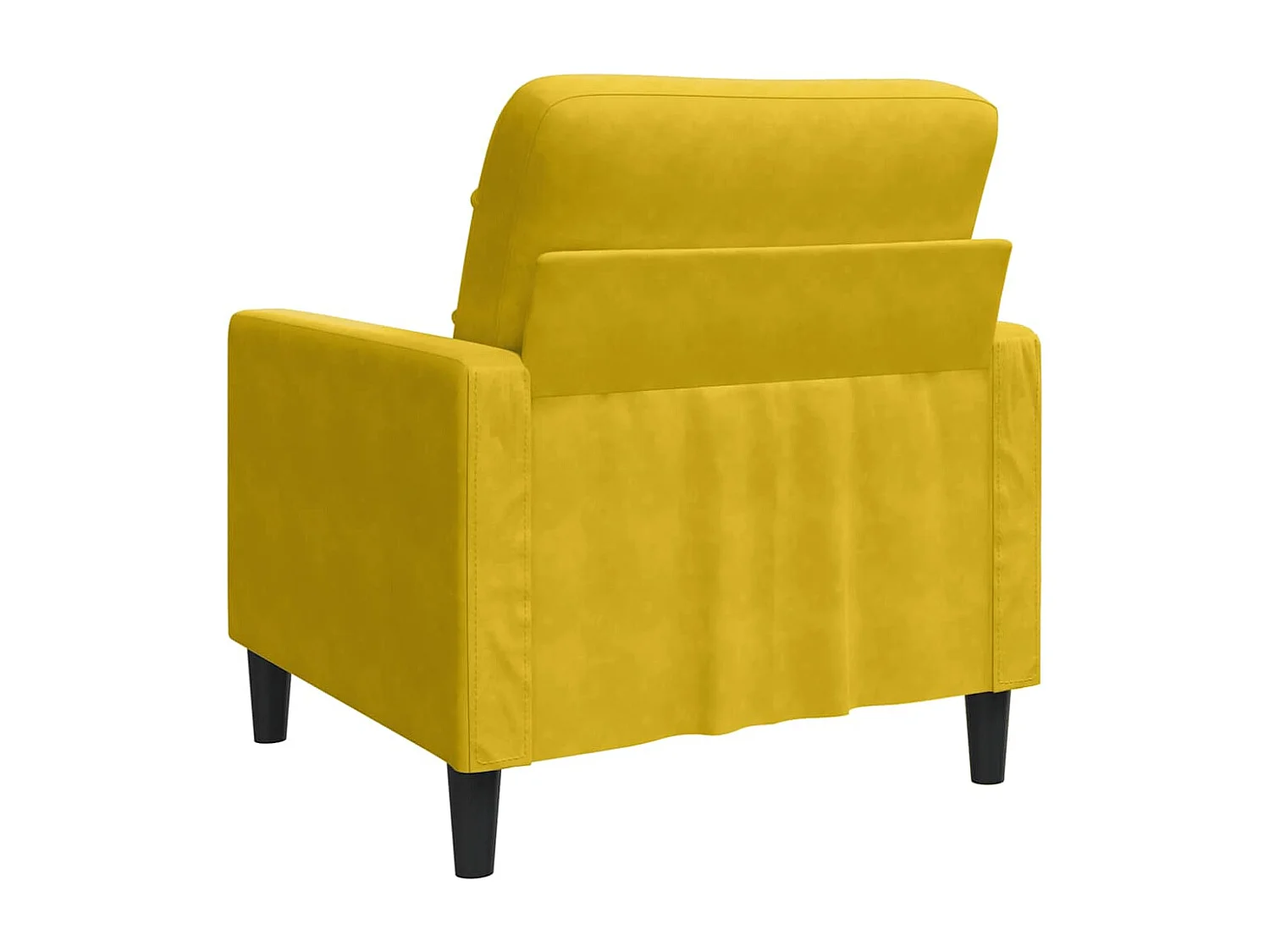 Sessel Gelb 60 cm Samt