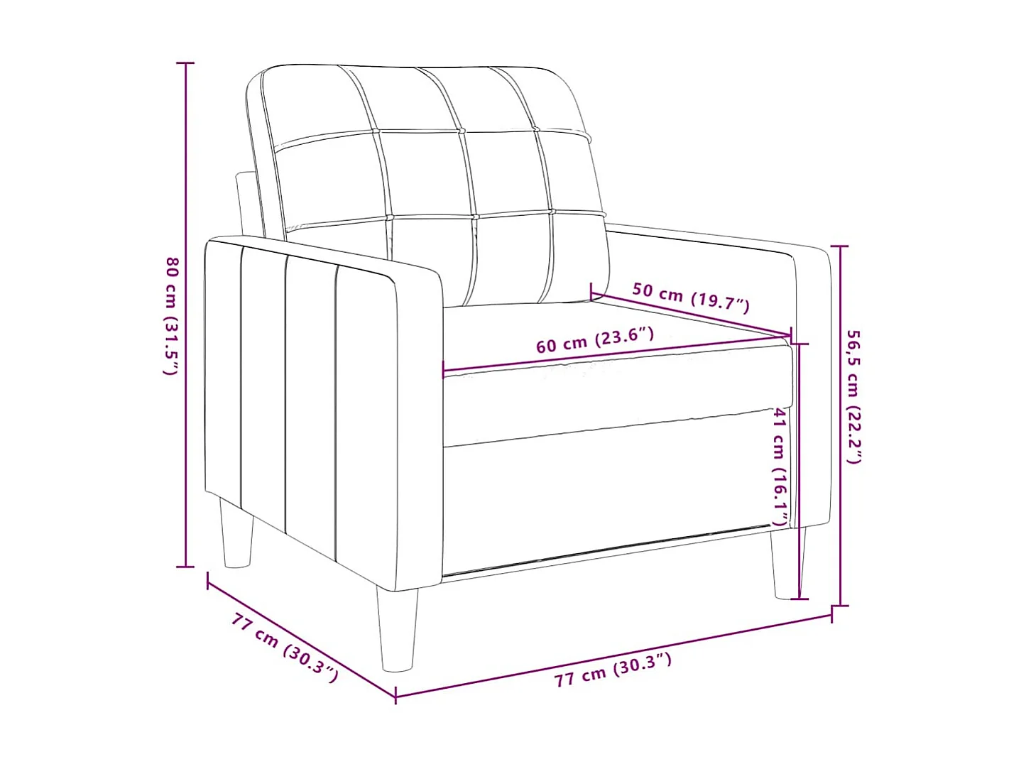 Ensemble de canapés 3 pcs avec coussins Jaune Velours