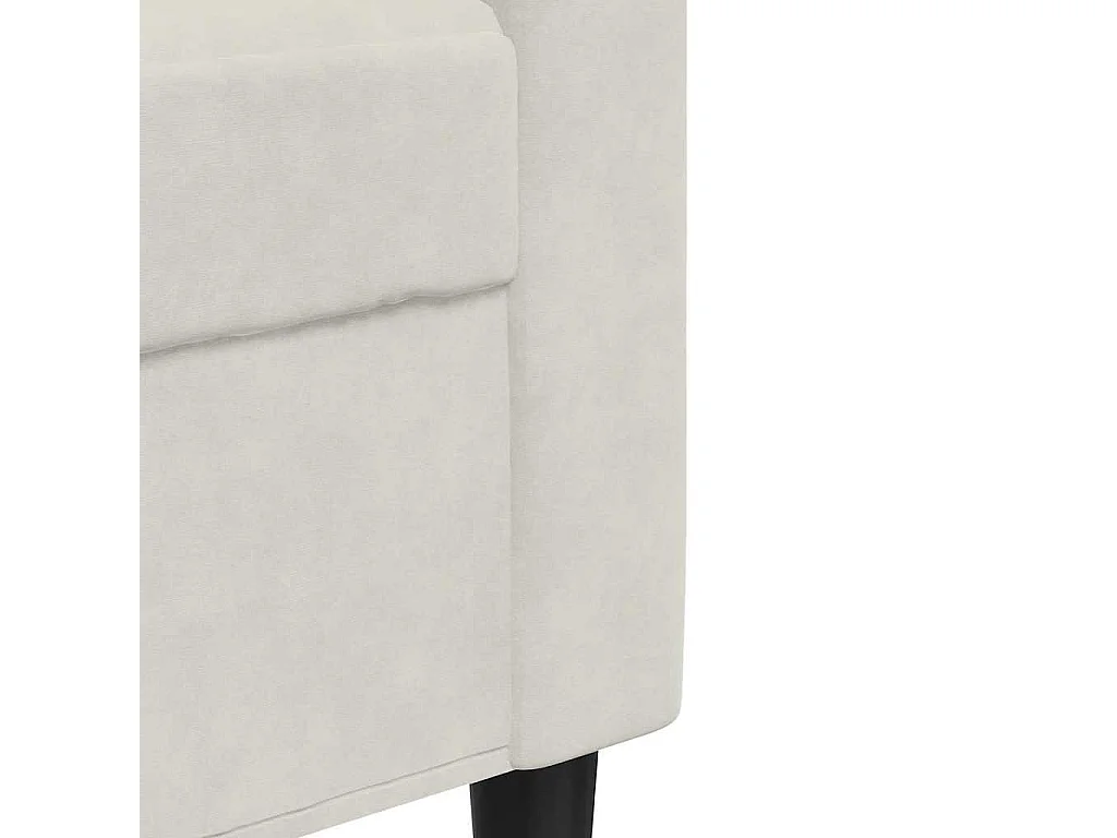 Ensemble de canapés 2 pcs avec coussins et traversins velours