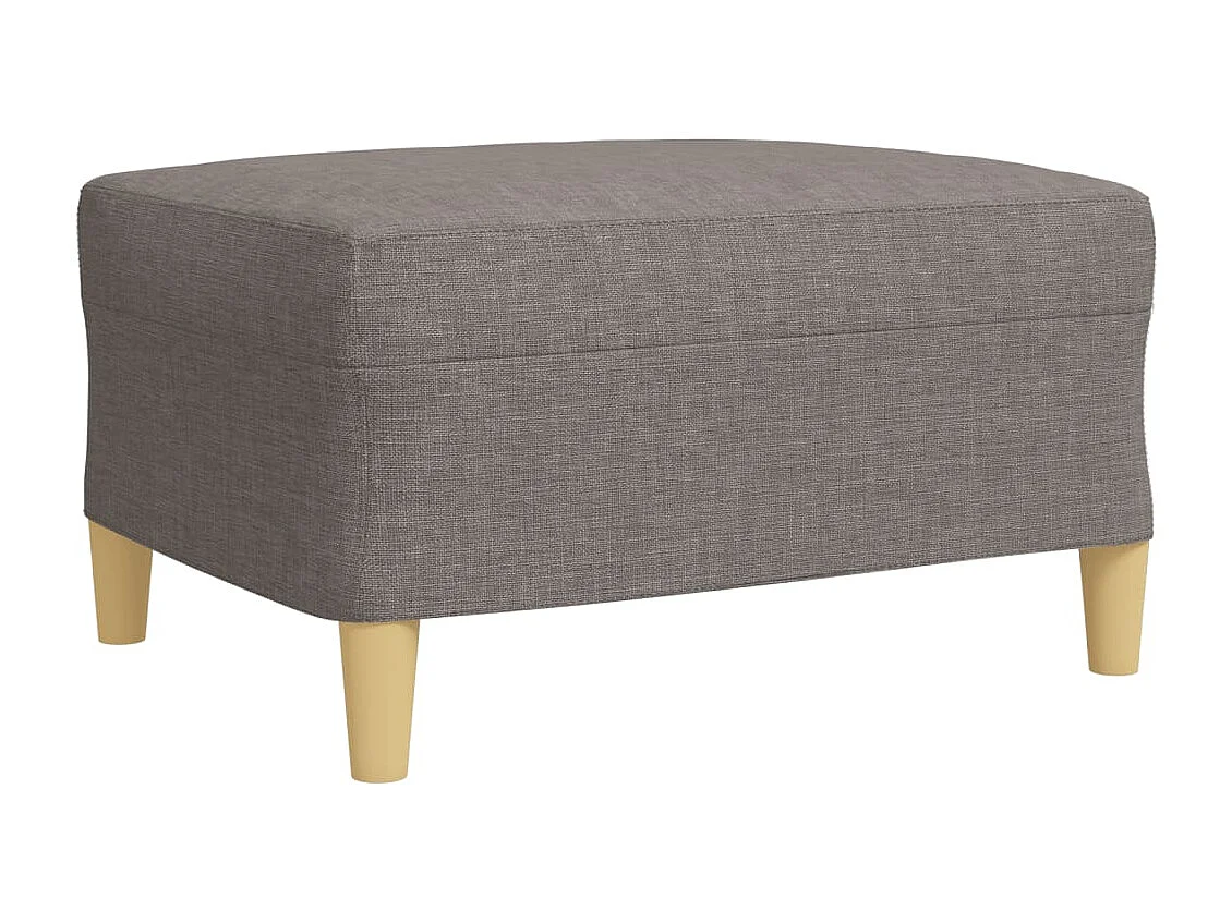 Ensemble de canapés 4 pcs repose-pied et coussins décoratifs