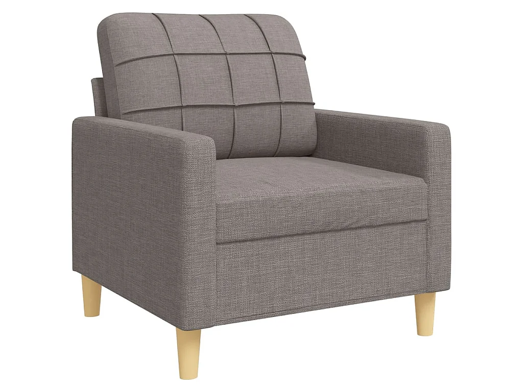 4 pcs conjunto de sofás c/ almofadas/apoio pés tecido
