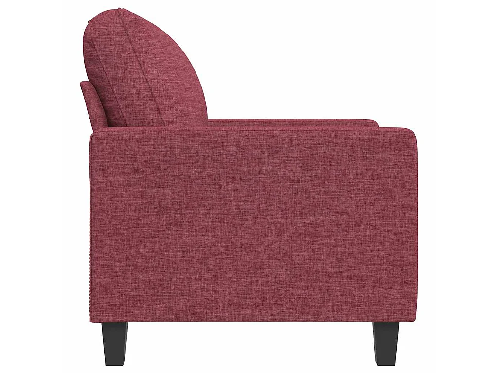 Poltrona 60 cm tecido vermelho tinto