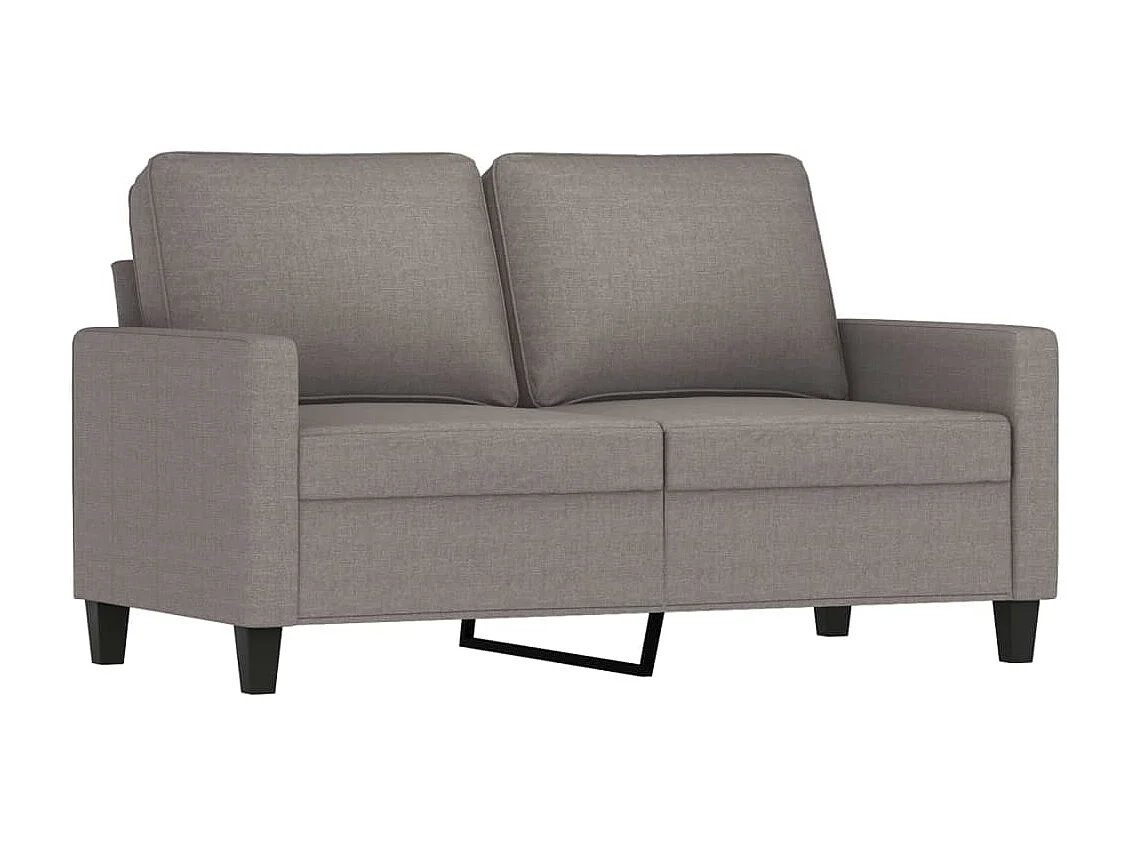 Ensemble de canapés 3 pcs avec coussins Taupe Tissu