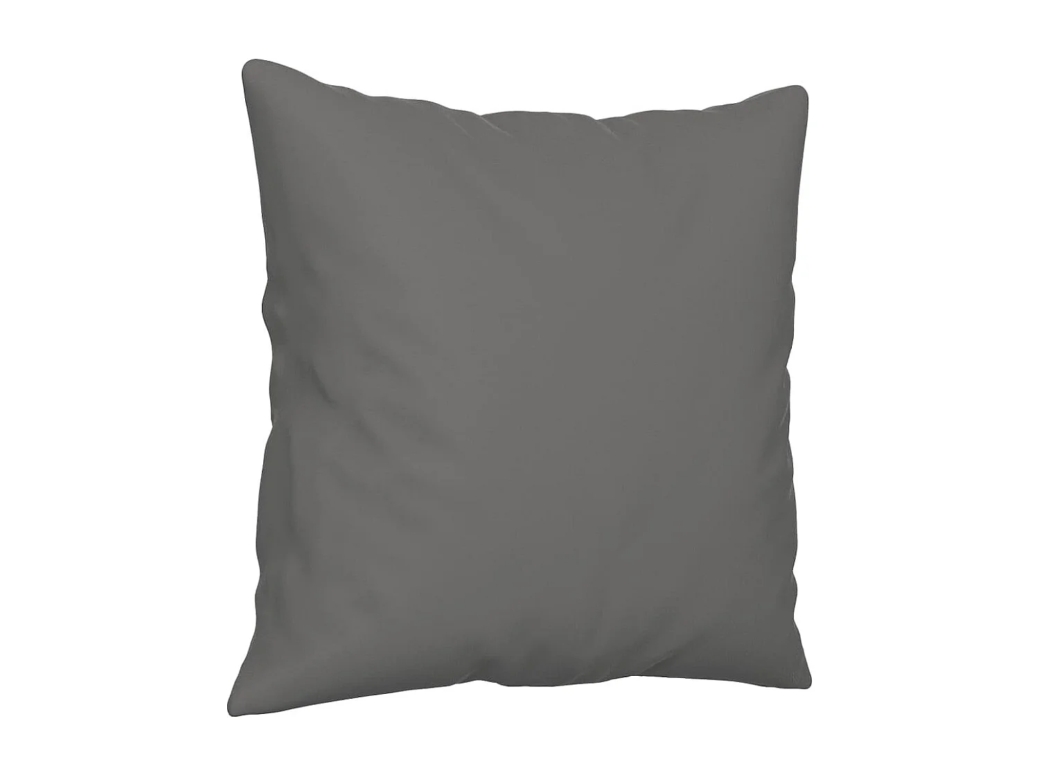 Ensemble de canapés 3 pcs coussins Gris foncé Tissu microfibre