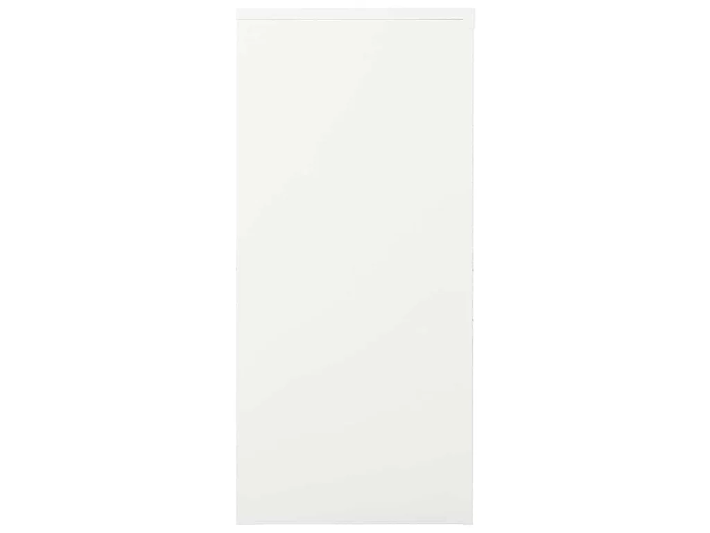 Armario con puerta corredera acero blanco 90x40x90 cm