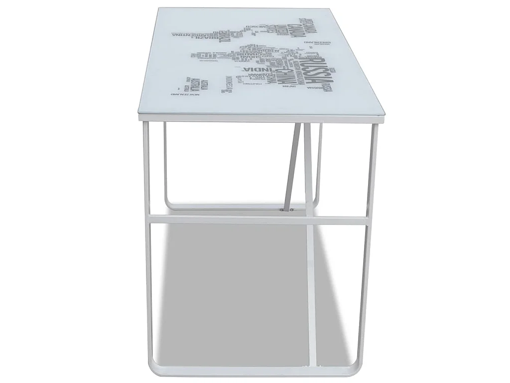 Scrivania Rettangolare con Modello Mappa