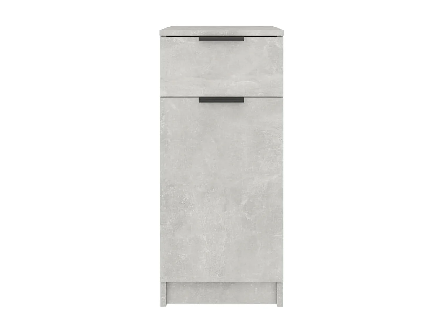 Armoire de bureau Gris béton 33,5x50x75 cm Bois d'ingénierie