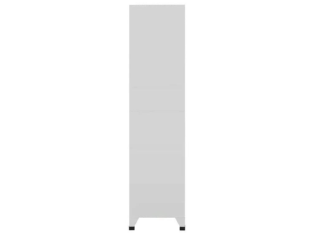 Lockerkast met 6 vakken 90x45x180 cm staal grijs