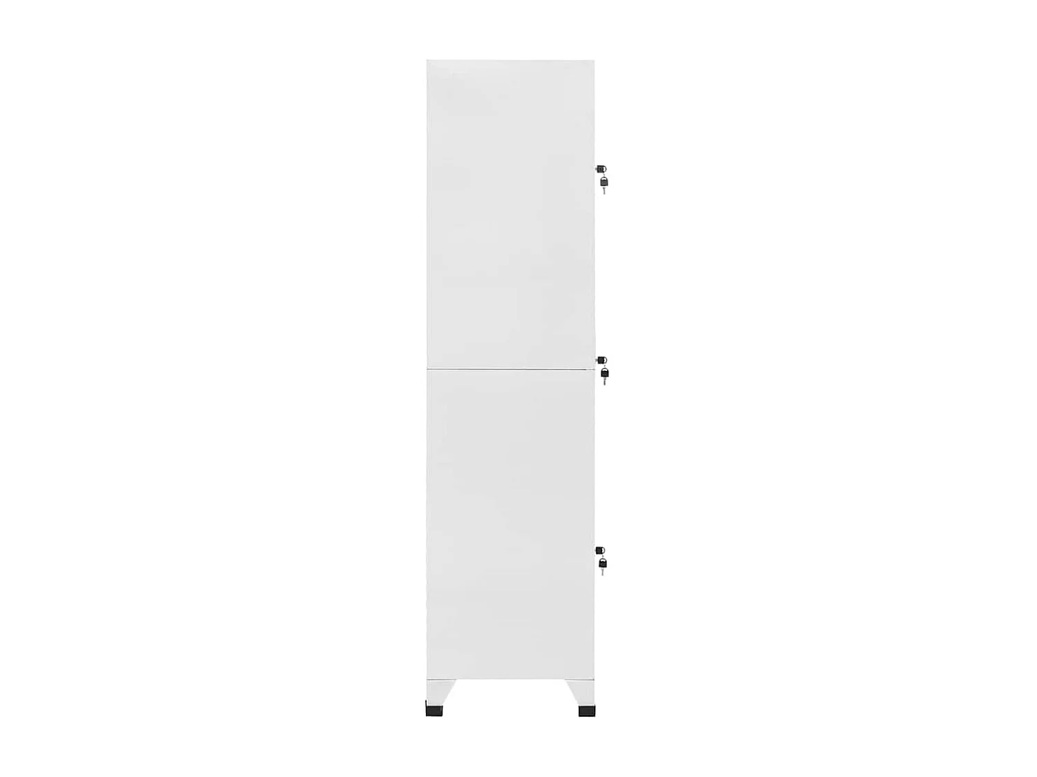 Schließfachschrank mit 3 Fächern 38x45x180 cm