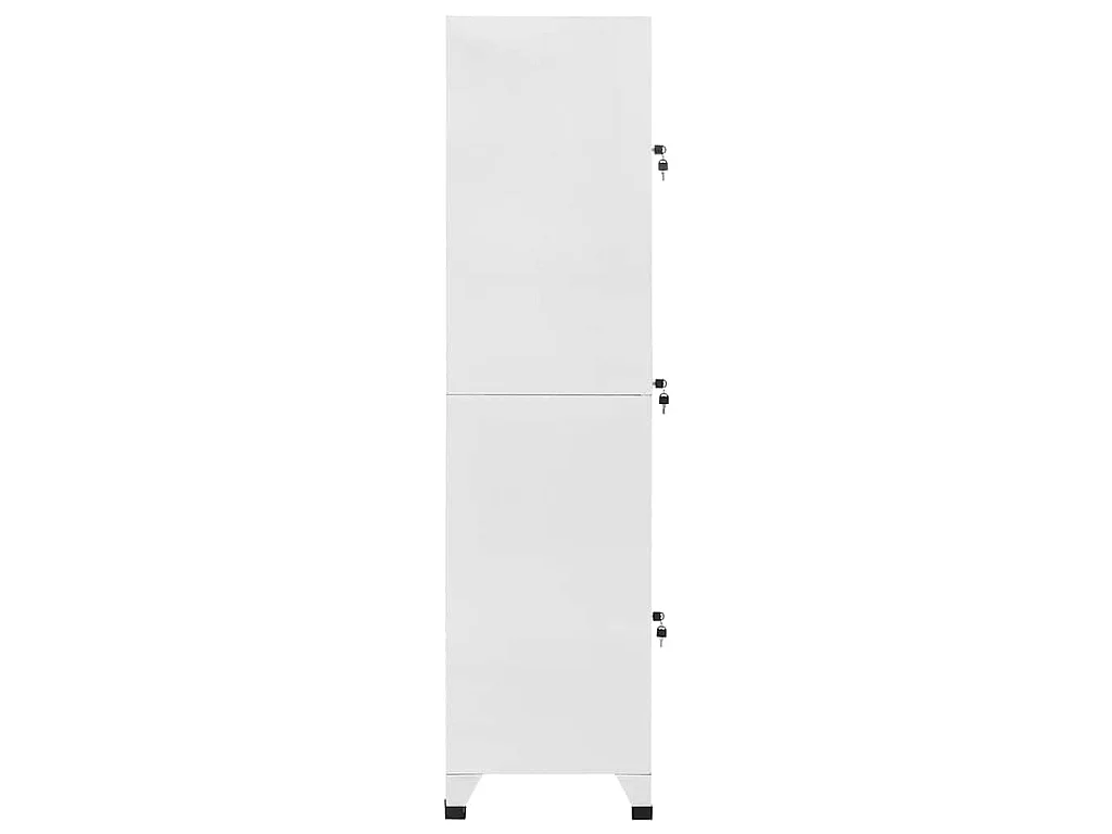 Armario taquilla con 3 compartimentos 38x45x180 cm