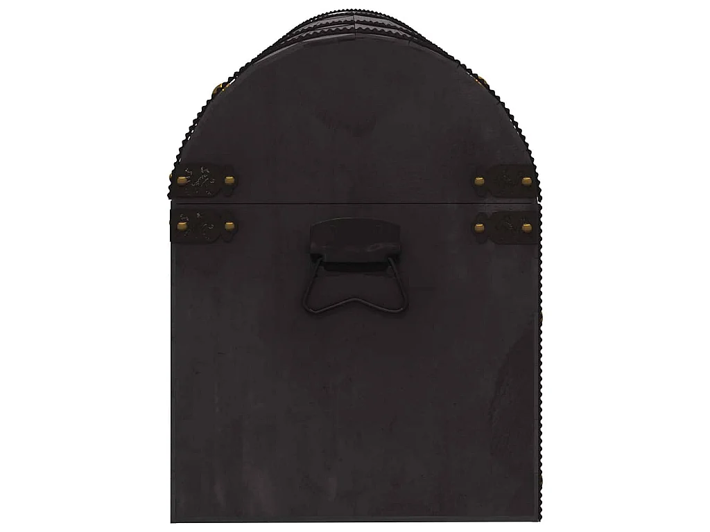 Coffre de rangement Bois massif style vintage 120x30x40 cm