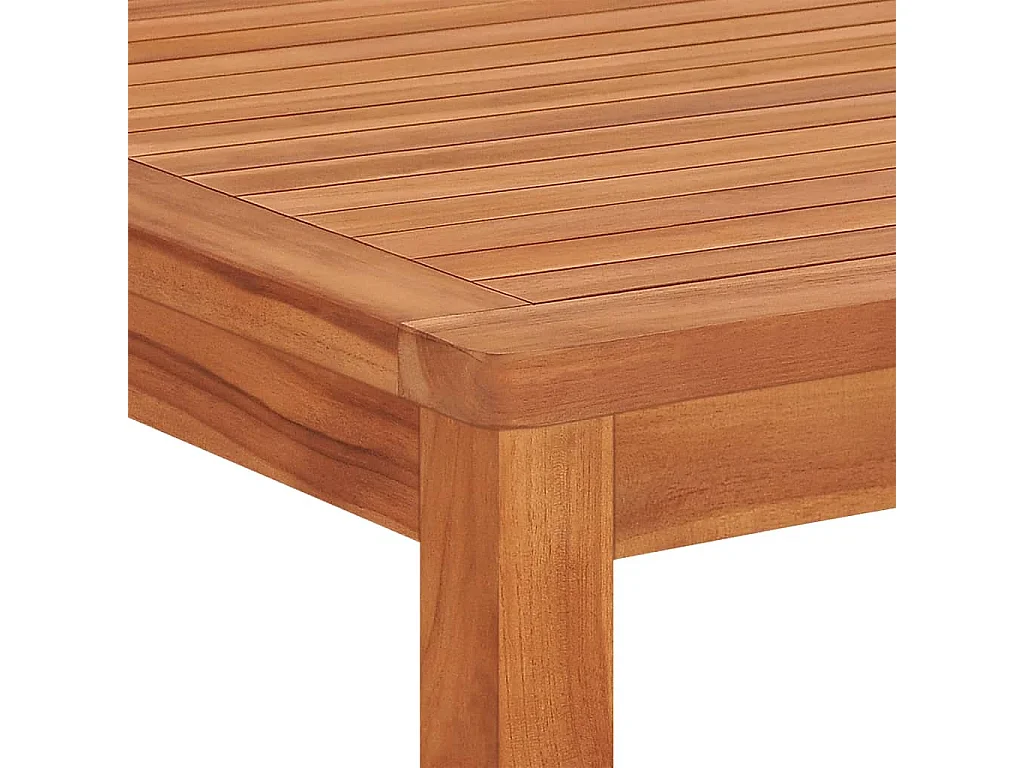 Ensemble à manger de jardin 4 pcs Bois de teck massif