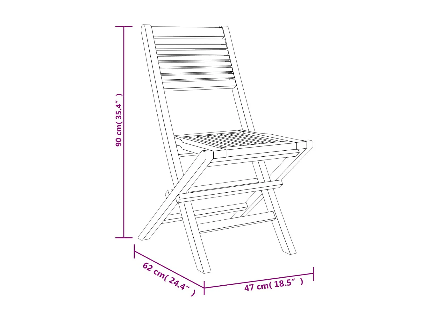 Ensemble à manger de jardin 5 pcs Bois de teck massif