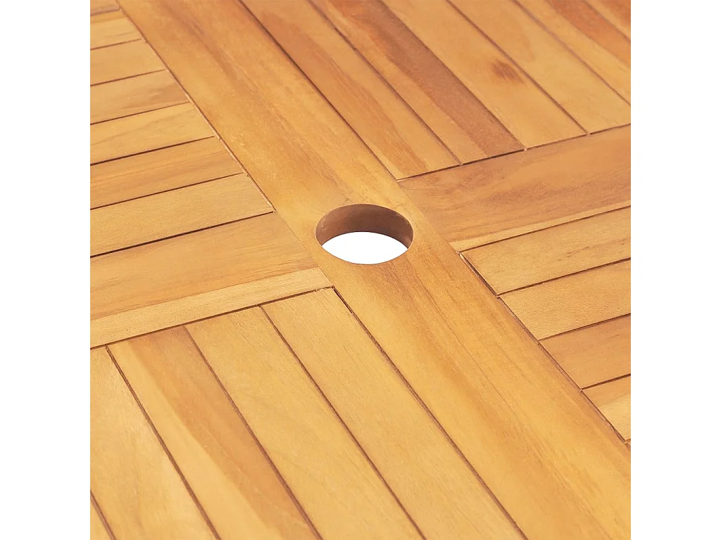 Ensemble à manger de jardin 5 pcs Bois de teck massif