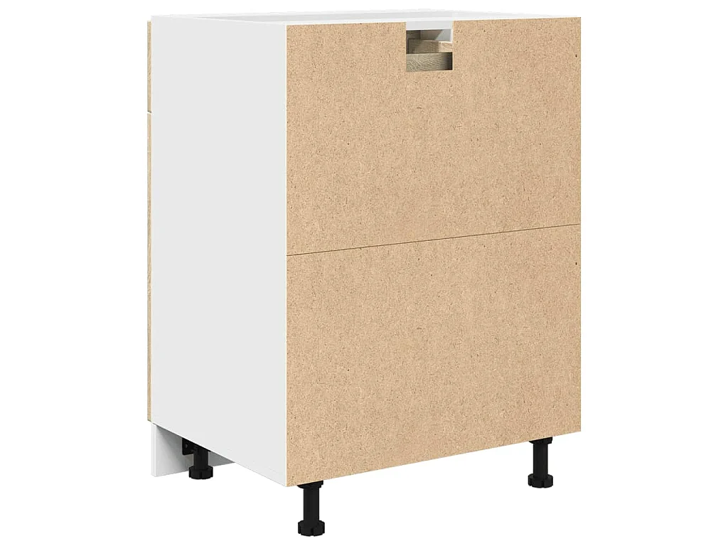 Schubunterschrank Lyon Sonoma-Eiche 60x46x81,5 cm Holzwerkstoff
