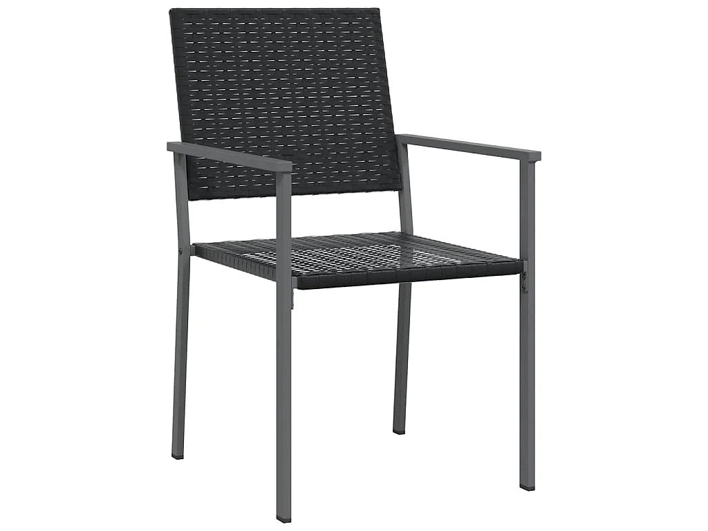 Set da Pranzo da Giardino 9 pz in Polyrattan e Acciaio