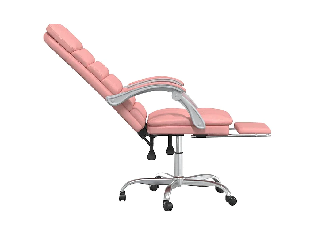 Fauteuil de massage inclinable de bureau Rose Similicuir