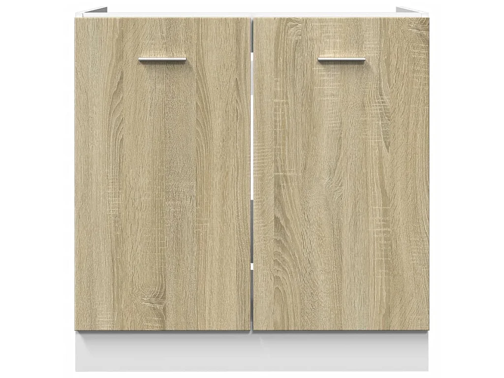 Unterschrank Lyon Sonoma-Eiche 80x46x81,5 cm Holzwerkstoff