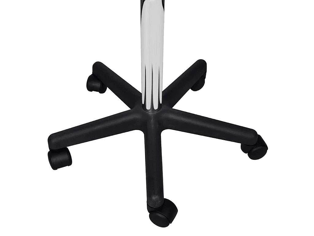 Tabourets de bureau lot de 2 Noir 35,5x84 cm Similicuir