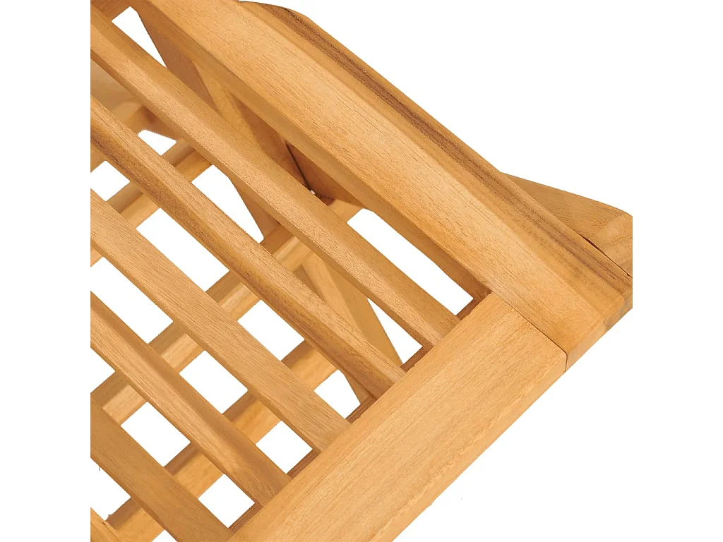 Set da Pranzo per Giardino 5 pz in Legno Massello di Teak