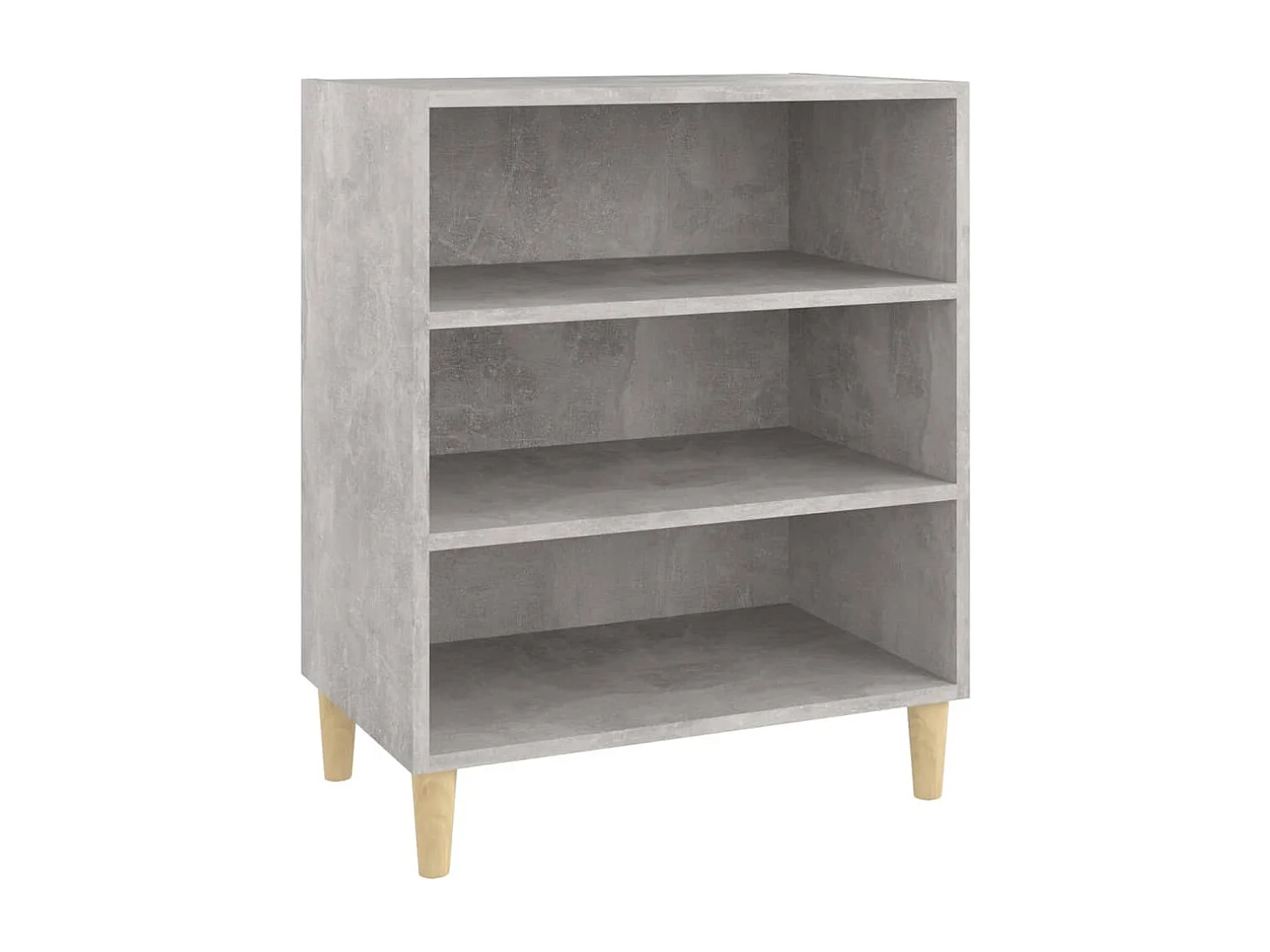 Buffet gris béton 57x35x70 cm bois d'ingénierie