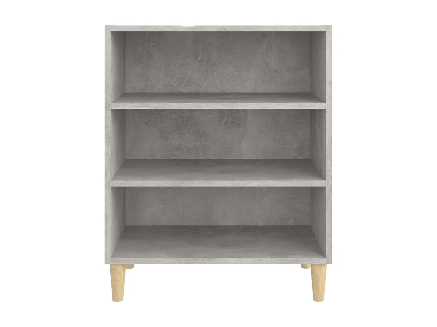 Buffet gris béton 57x35x70 cm bois d'ingénierie