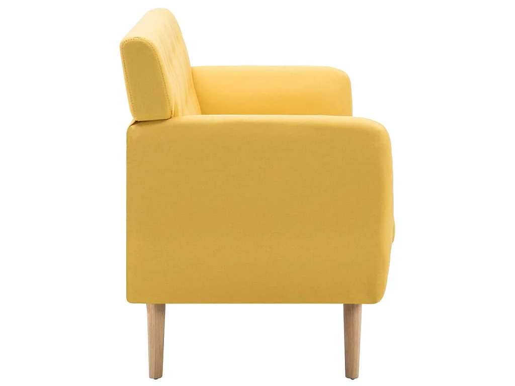 3-Sitzer-Sofa Stoff 172x70x82 cm Gelb