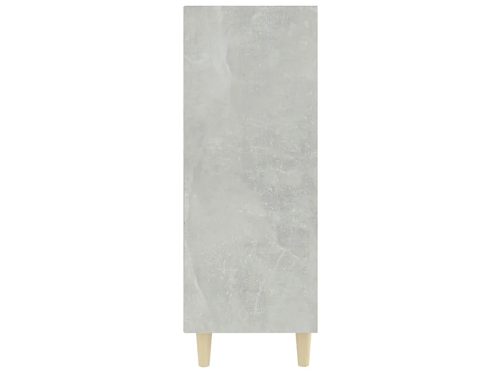 Buffet Gris béton 69,5x32,5x90 cm Bois d'ingénierie