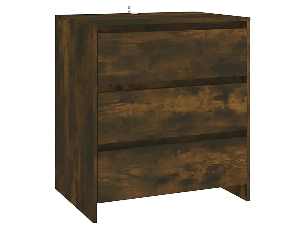 Buffet Chêne fumé 70x41x75 cm Bois d'ingénierie