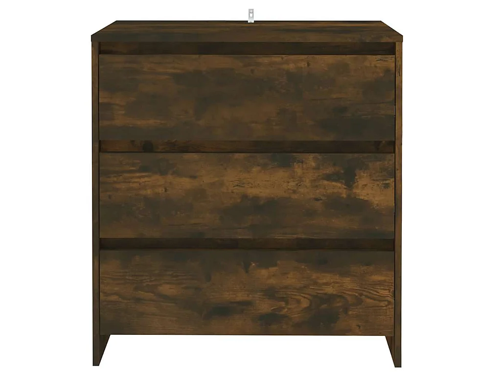 Buffet Chêne fumé 70x41x75 cm Bois d'ingénierie
