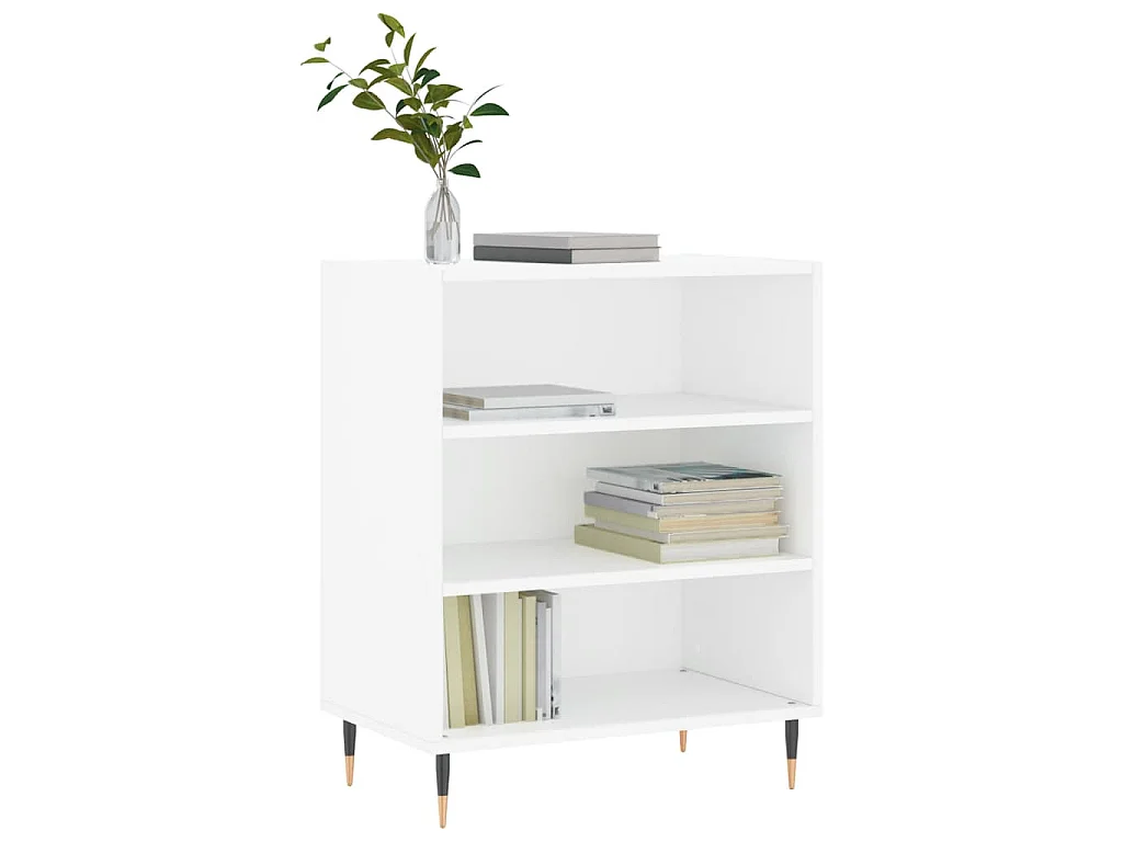Buffet blanc 57x35x70 cm bois d’ingénierie
