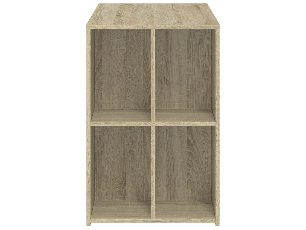 Bureau chêne sonoma 102x50x75 cm bois d'ingénierie