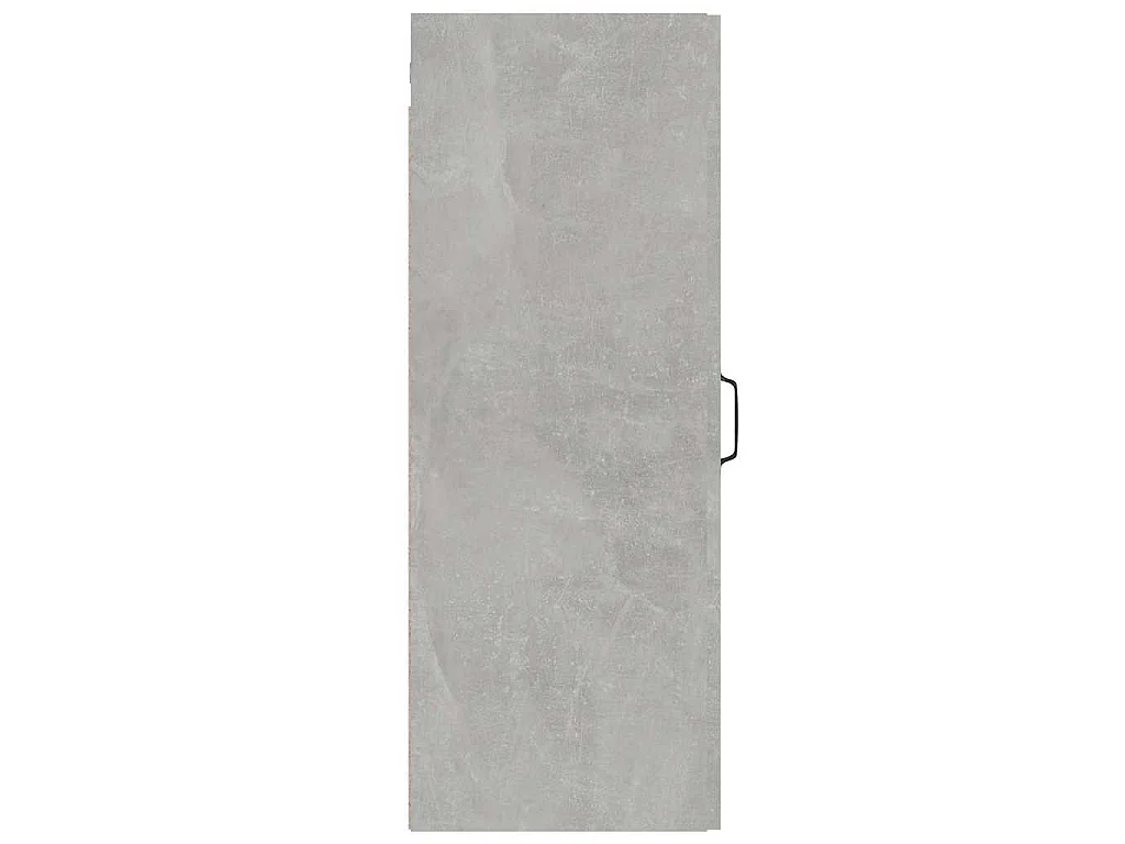 Armoire murale suspendue Gris béton 34,5x34x90 cm