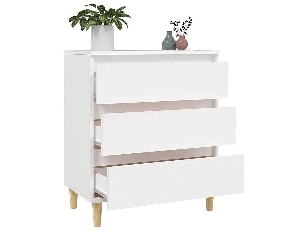 Sideboard Weiß 60x35x70 cm Holzwerkstoff