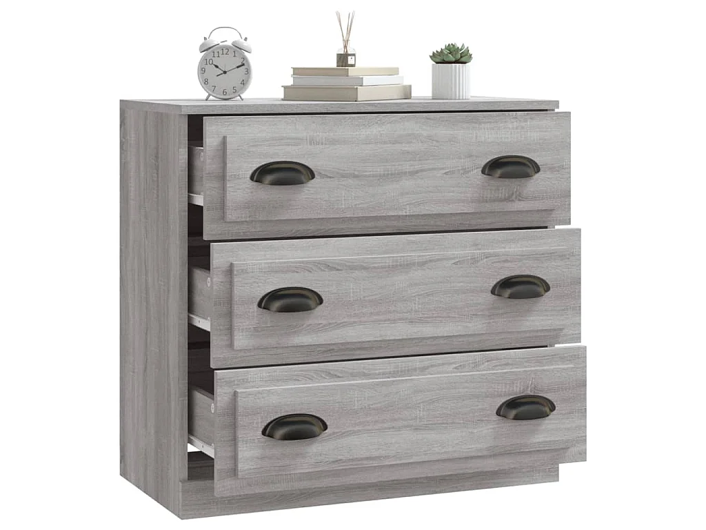 Sideboard Grau Sonoma 70x35,5x67,5 cm Holzwerkstoff