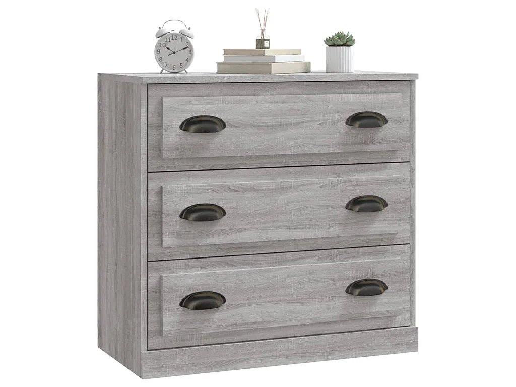Sideboard Grau Sonoma 70x35,5x67,5 cm Holzwerkstoff