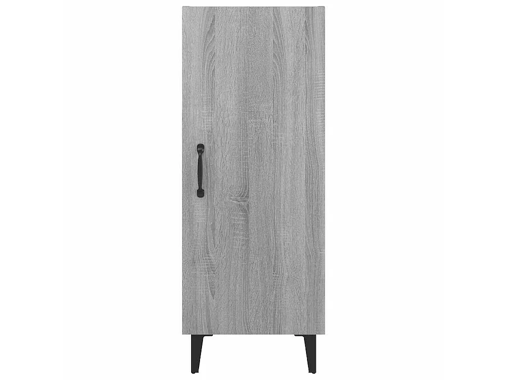 Credenza Grigio Sonoma 34,5x34x90 cm in Legno Multistrato