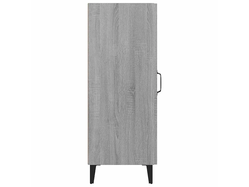 Credenza Grigio Sonoma 34,5x34x90 cm in Legno Multistrato
